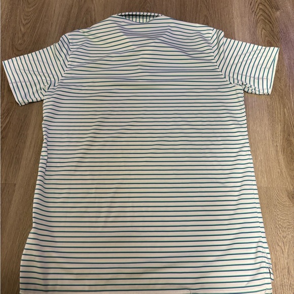 Holderness & Bourne Shirt Men's S Blue Striped The Saxton Golf Polo Short Sleeve - Picture 7 of 7